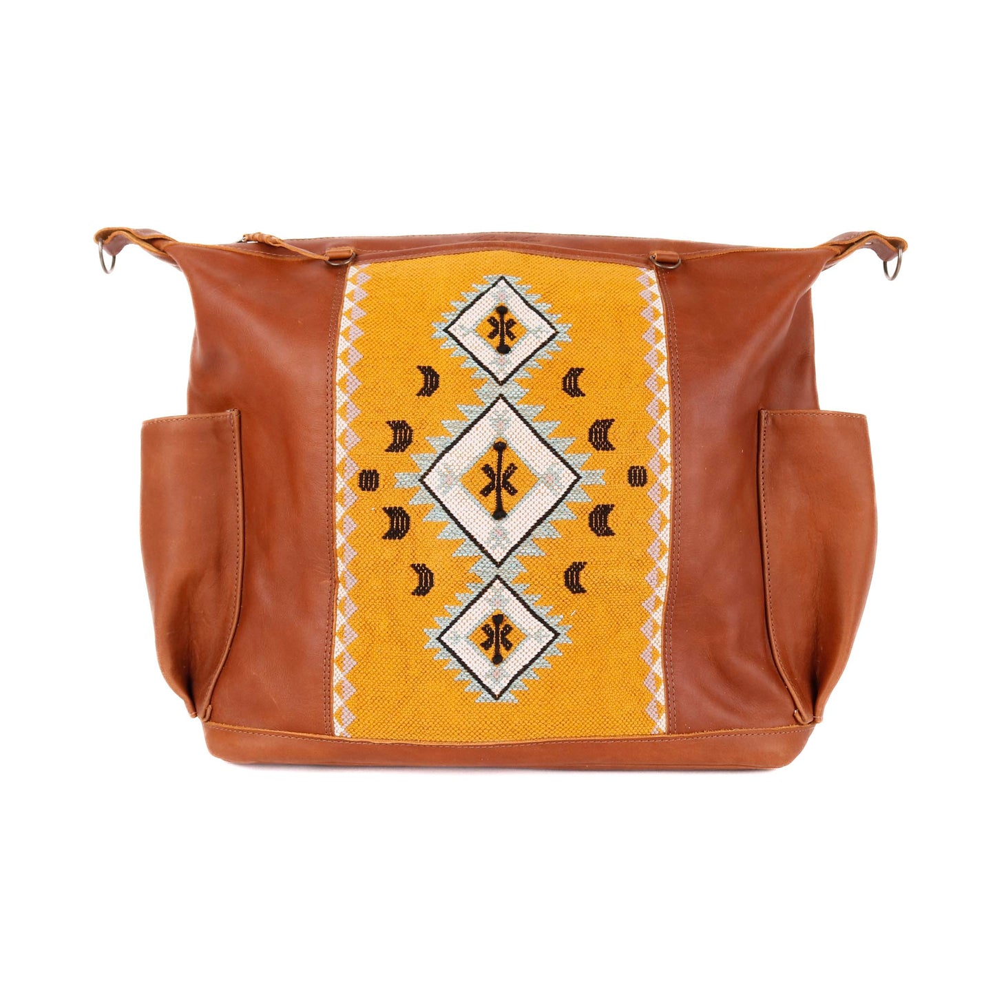 BEATRIZ CONVERTIBLE DAY BAG - WOMANHOOD X ANNIVERSARY PANEL IN MUSTARD