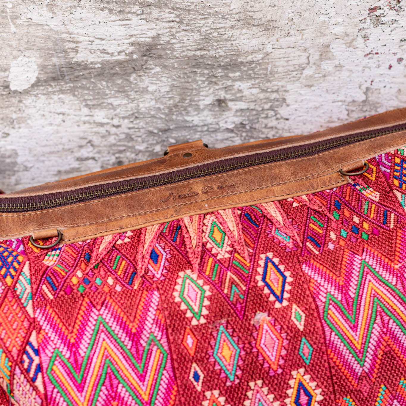 BEATRIZ CDB + DIAMANTE STRAP - OOAK HUIPIL - FAWN - NO. 17059