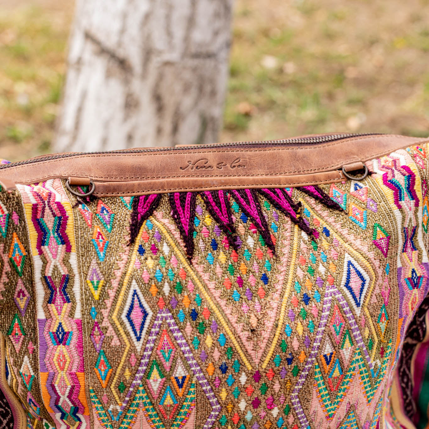 BEATRIZ CDB + DIAMANTE STRAP - OOAK HUIPIL - FAWN - NO. 17060