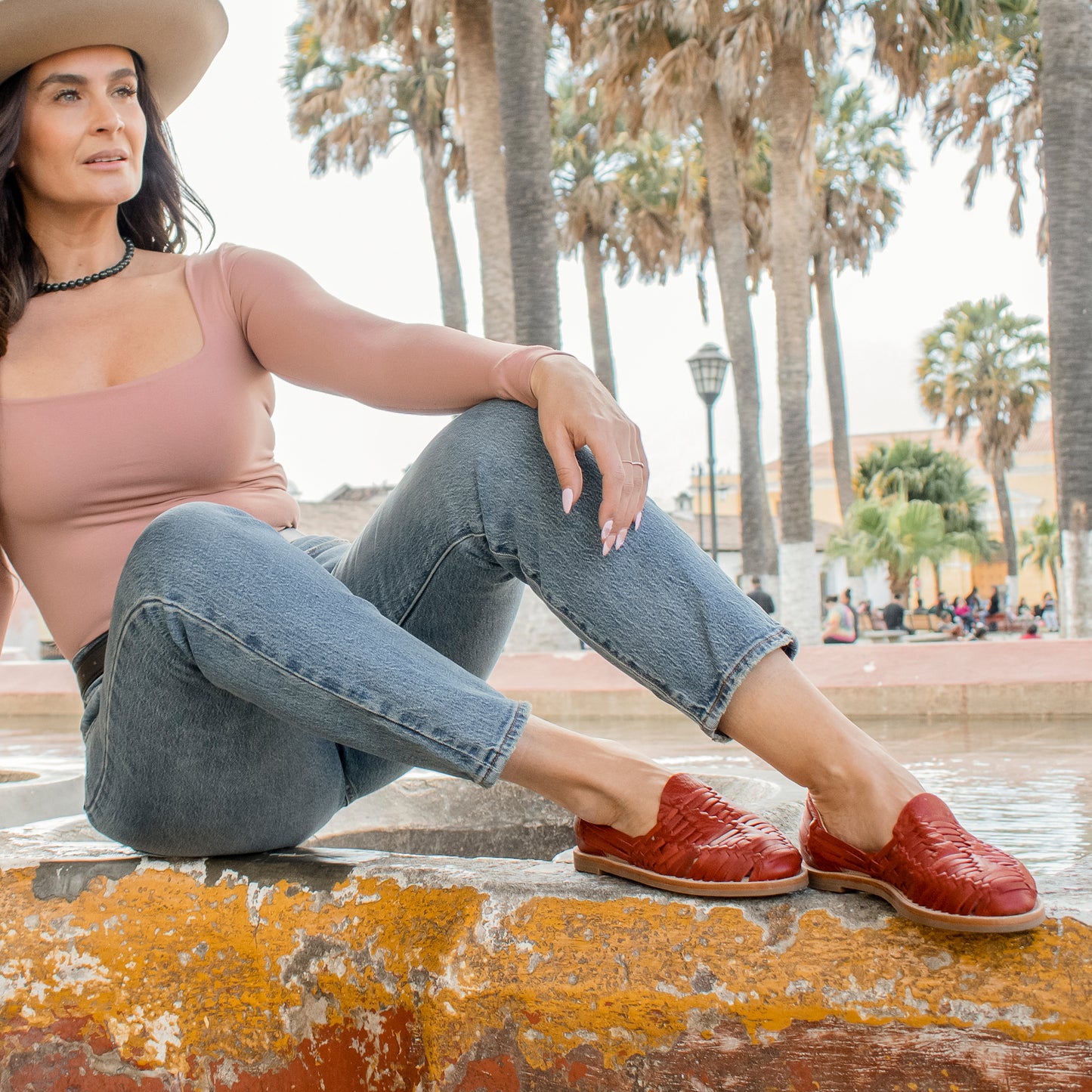 HUARACHES LOAFERS - ROUGE LEATHER