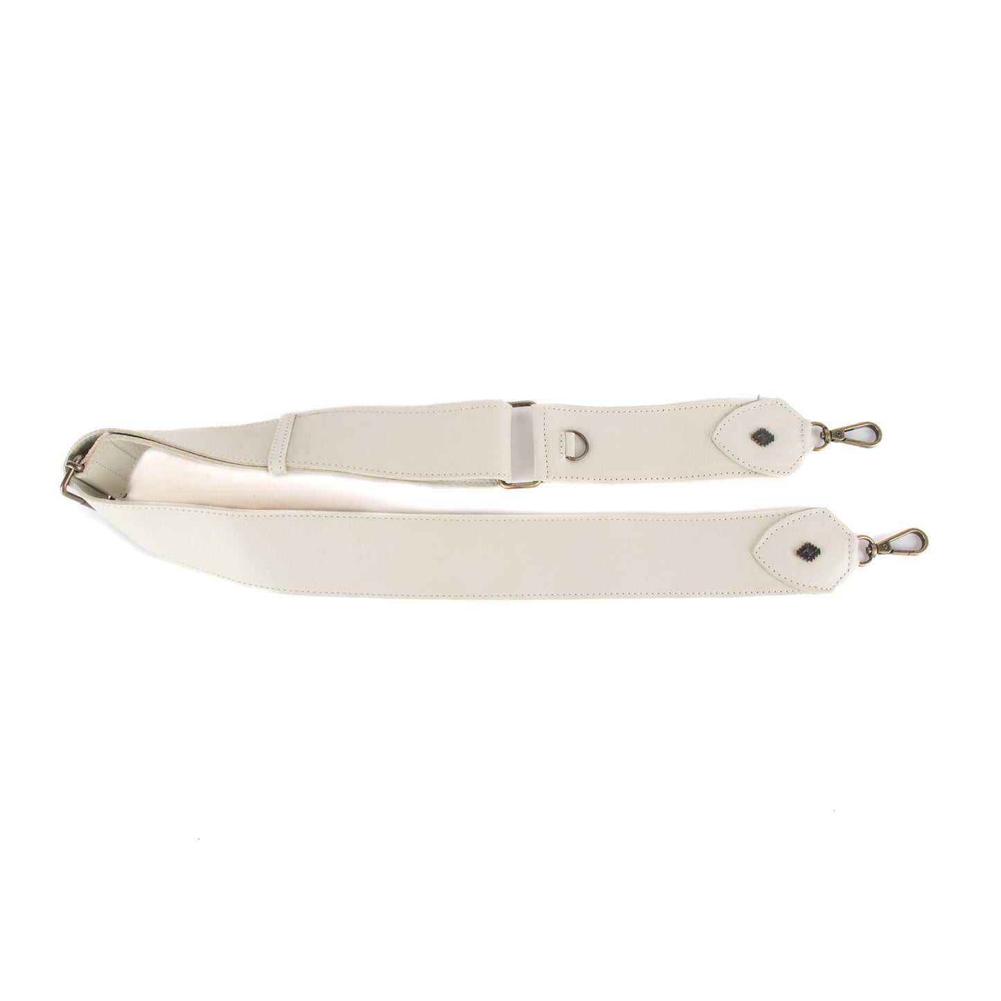 WANDER CROSSBODY BAG + STRAP SET - OOAK HUIPIL - BONE - NO. 16748