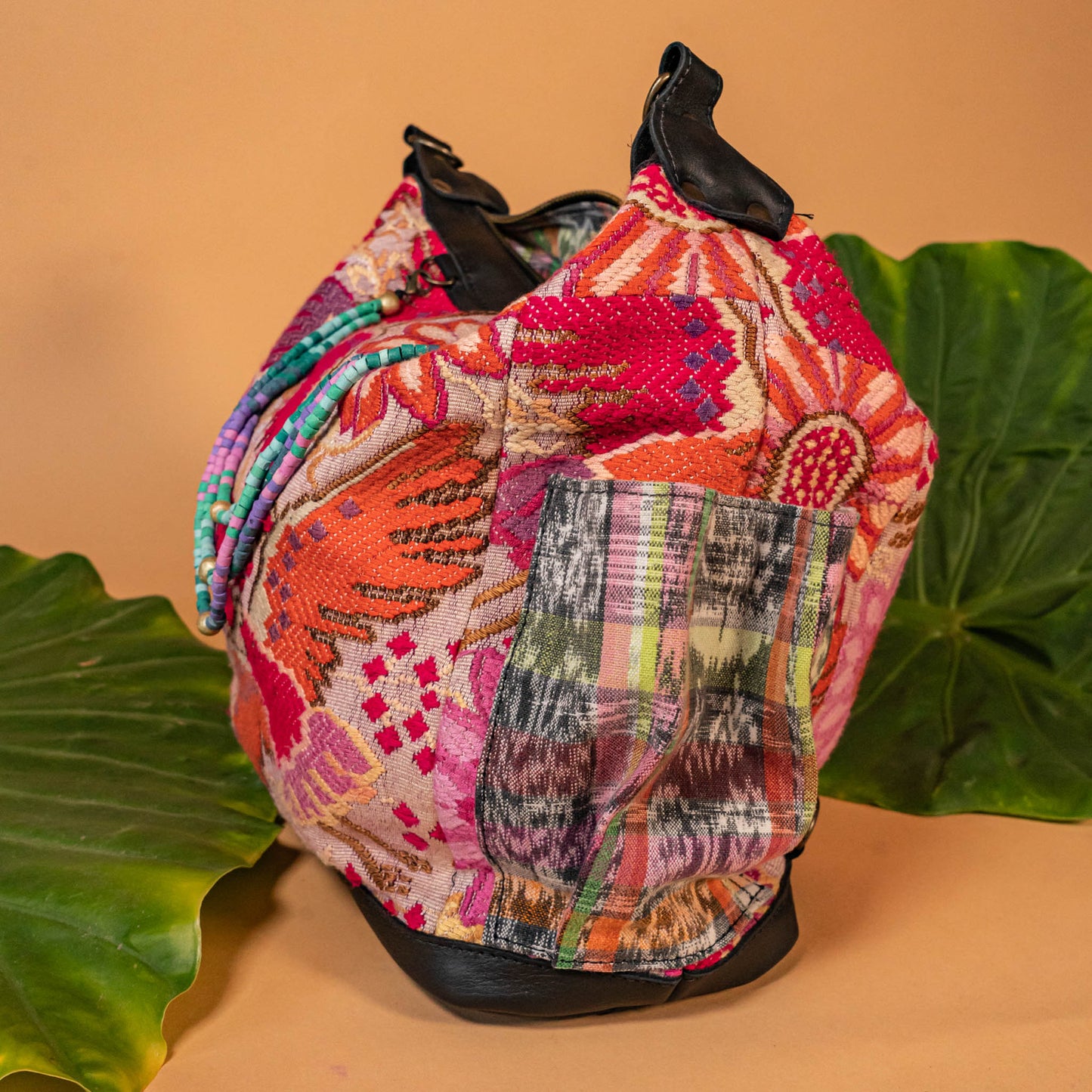 BEATRIZ MCDB + DIAMANTE STRAP - OOAK HUIPIL - BLACK - NO. 16031