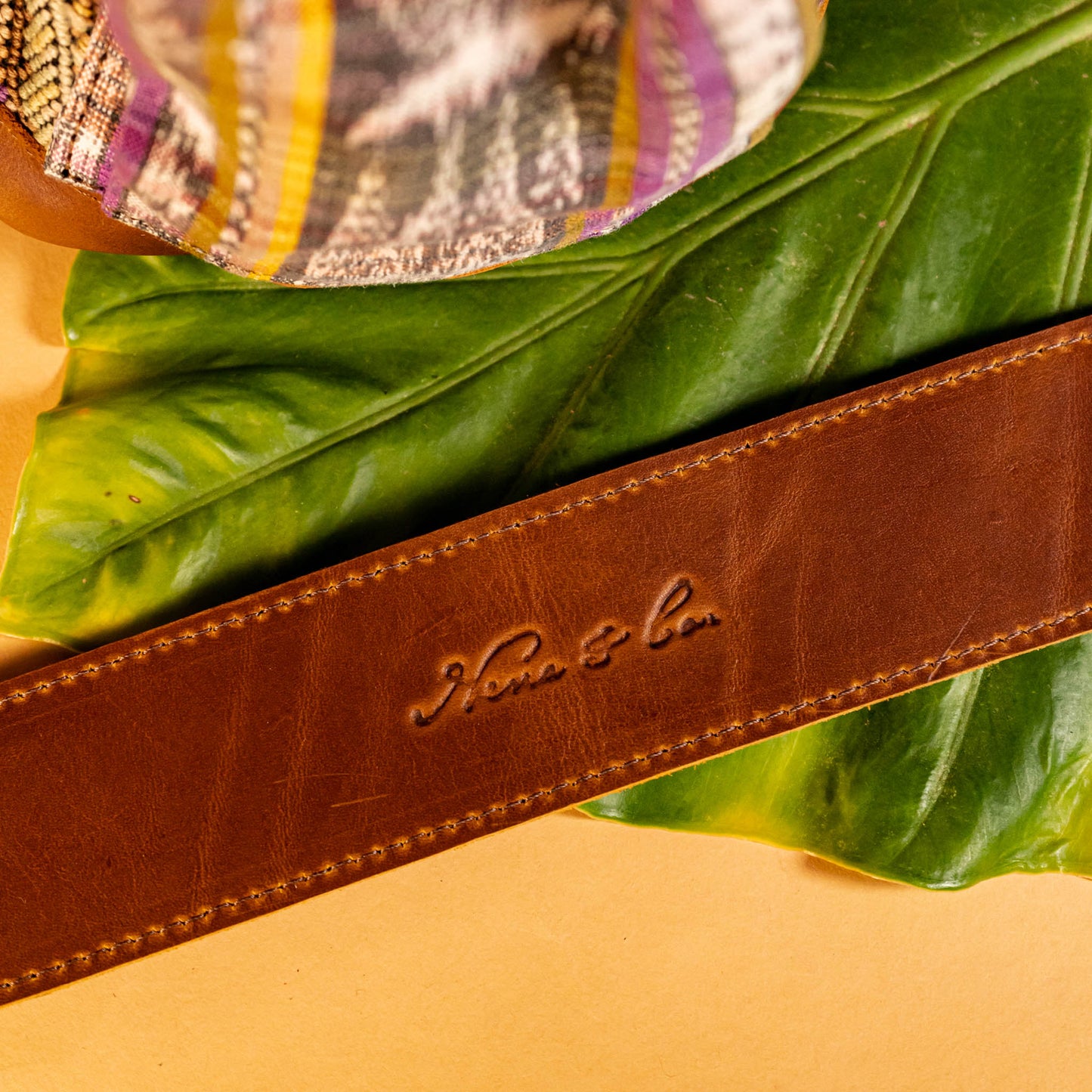 BEATRIZ CDB + DIAMANTE STRAP - OOAK HUIPIL - CAFE - NO. 16022
