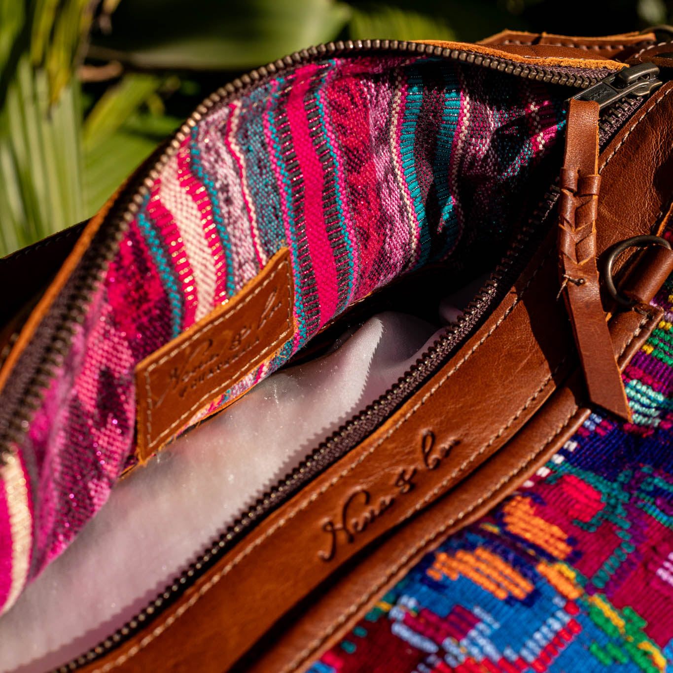BEATRIZ MCDB + DIAMANTE STRAP - OOAK HUIPIL - CAFE - NO. 17174