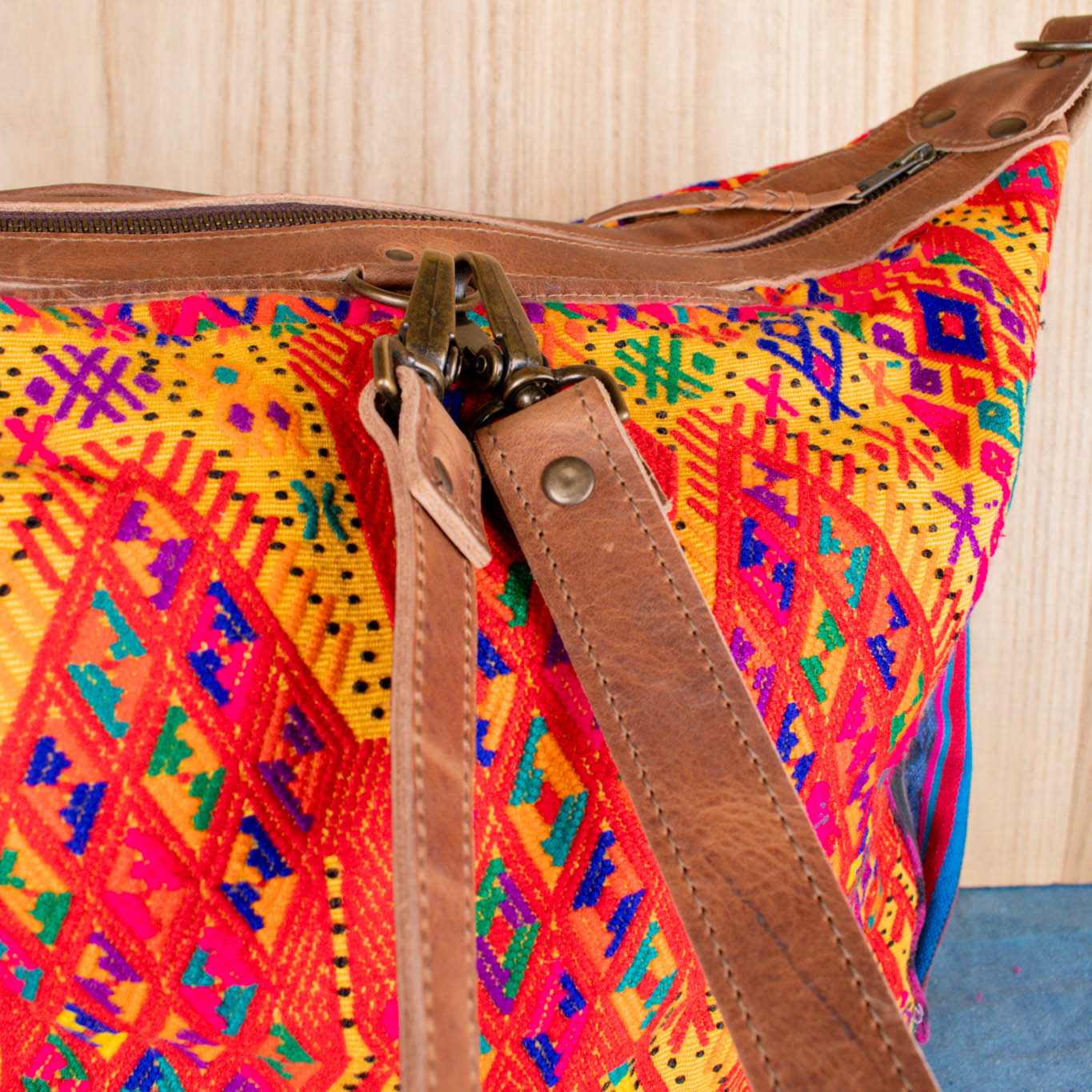 BEATRIZ CDB + DIAMANTE STRAP - OOAK HUIPIL - FAWN - NO. 16554