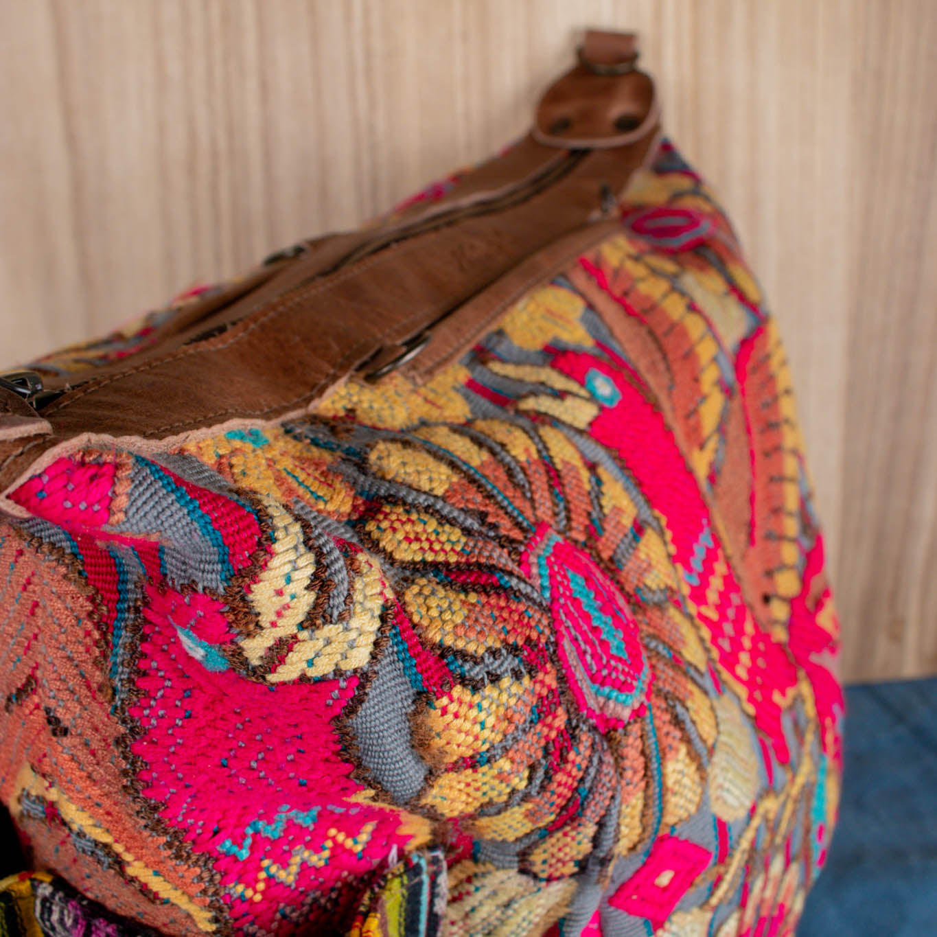 BEATRIZ CDB + DIAMANTE STRAP - OOAK HUIPIL - FAWN - NO. 16557