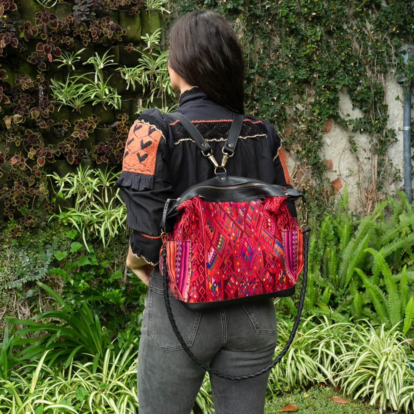 BEATRIZ MCDB - OOAK HUIPIL - BLACK - NO. 15301