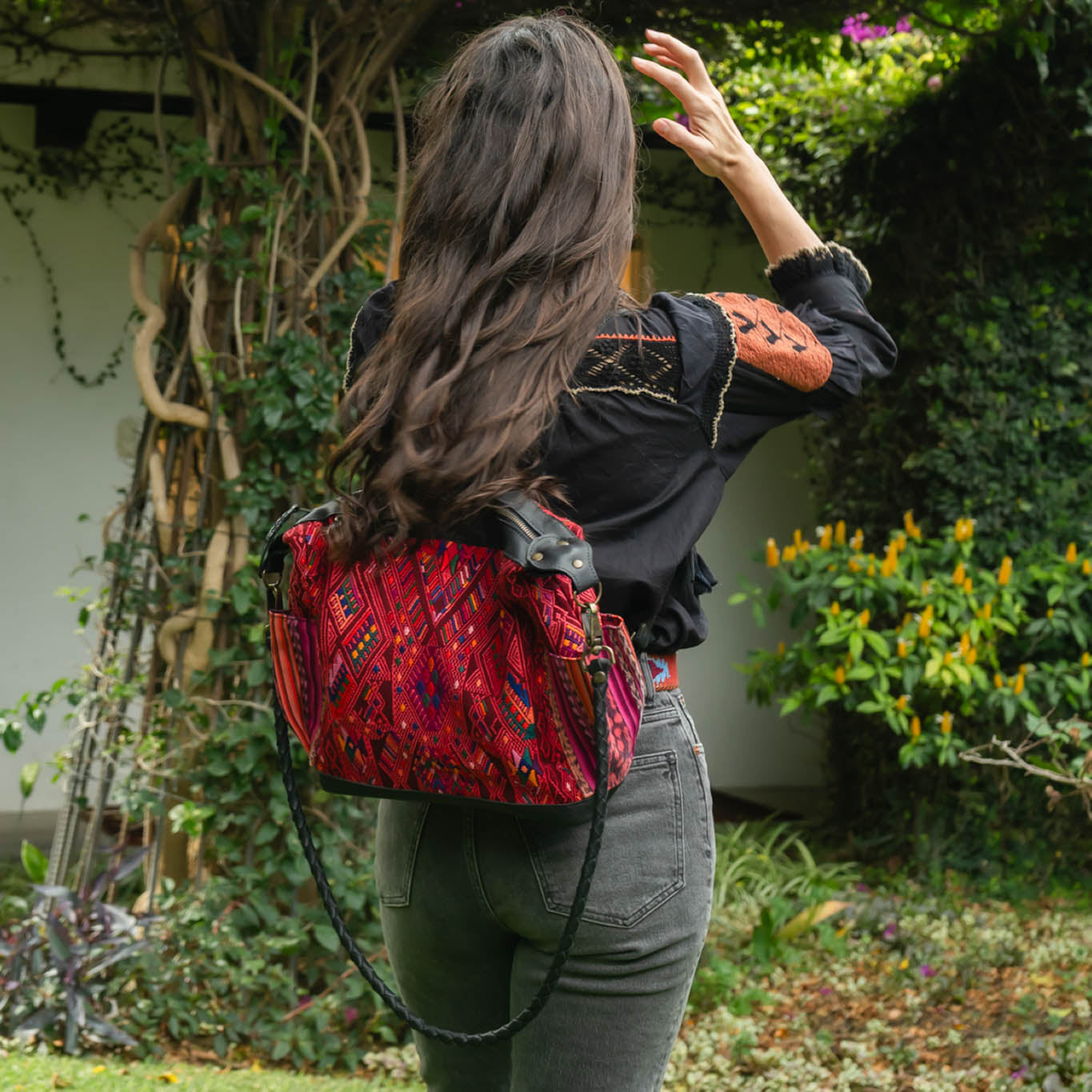BEATRIZ MCDB - OOAK HUIPIL - BLACK - NO. 15301