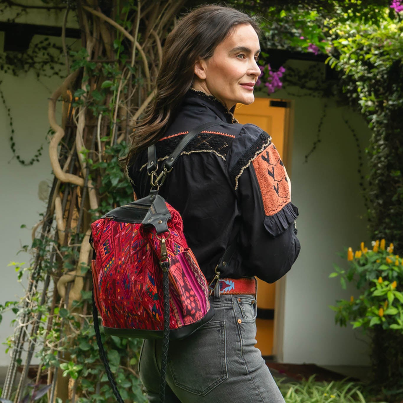 BEATRIZ MCDB - OOAK HUIPIL - BLACK - NO. 15301
