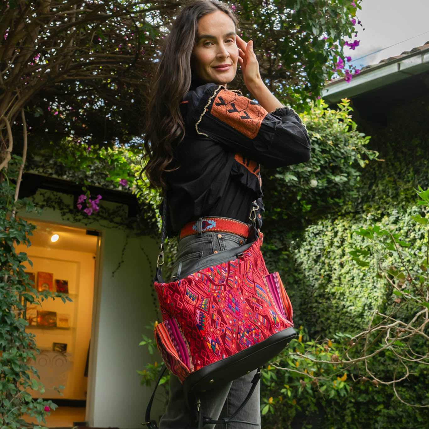 BEATRIZ MCDB - OOAK HUIPIL - BLACK - NO. 15301