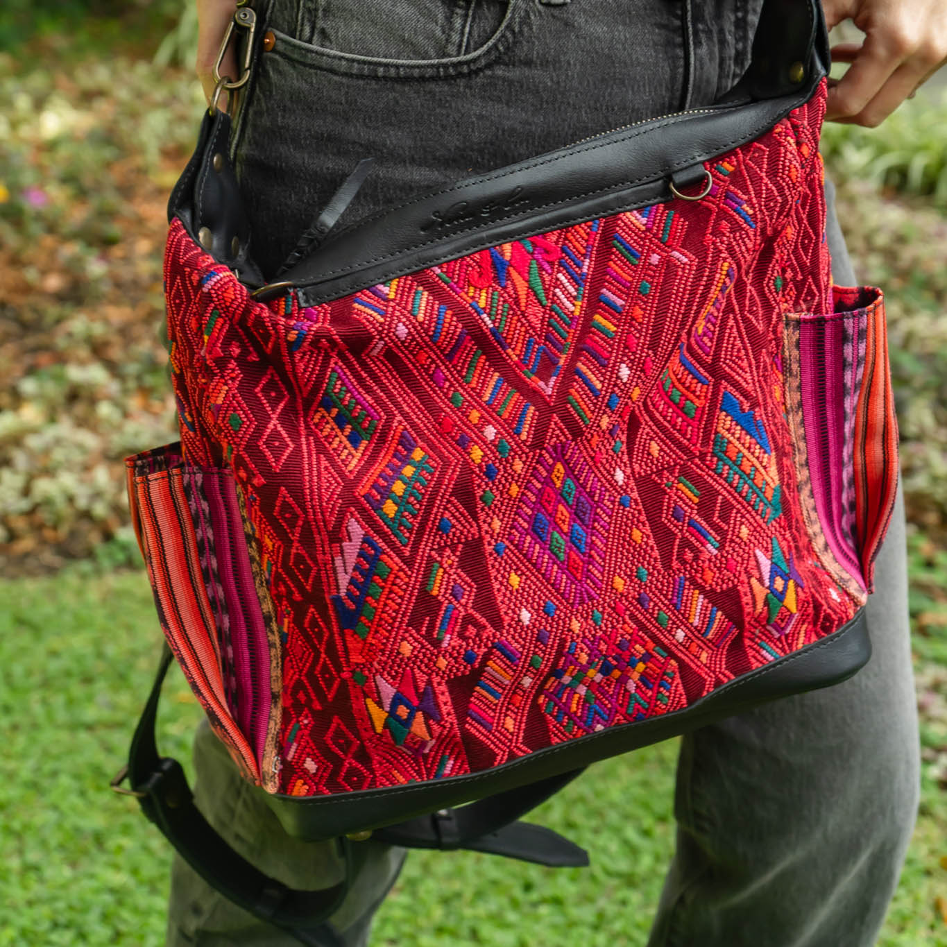 BEATRIZ MCDB - OOAK HUIPIL - BLACK - NO. 15301