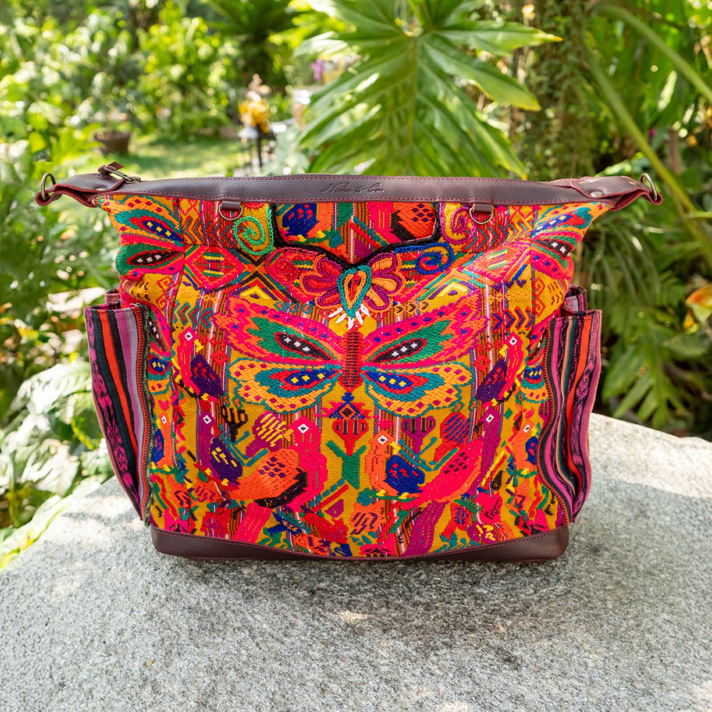 BEATRIZ CDB - BUTTERFLY HUIPIL - VINO TINTO - NO. 15951