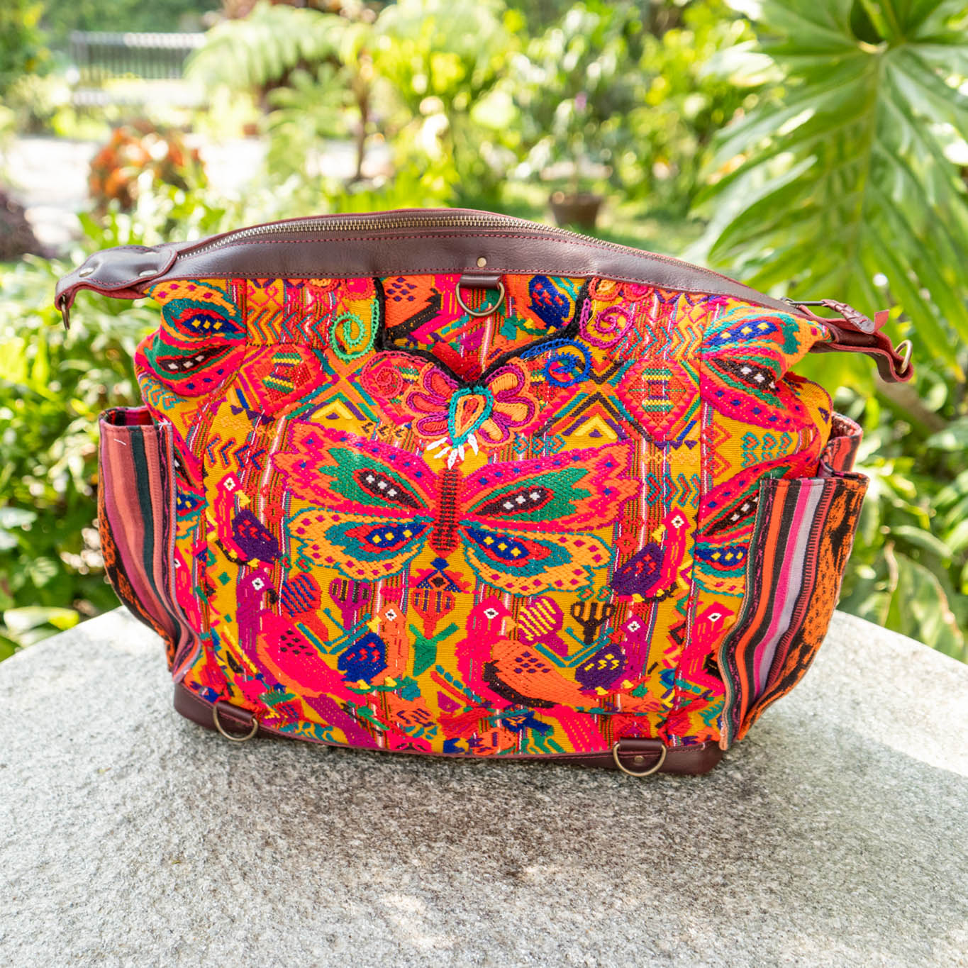 BEATRIZ CDB - BUTTERFLY HUIPIL - VINO TINTO - NO. 15951