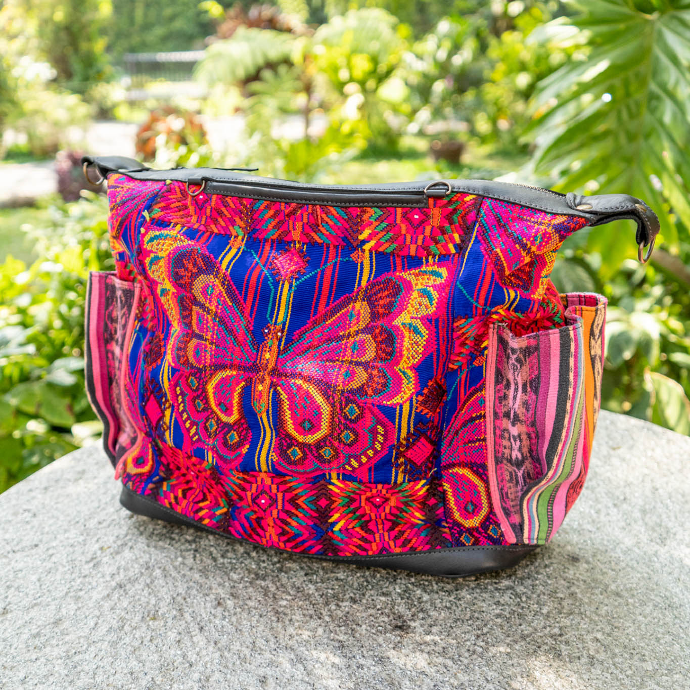 BEATRIZ CDB - BUTTERFLY HUIPIL - BLACK - NO. 15950