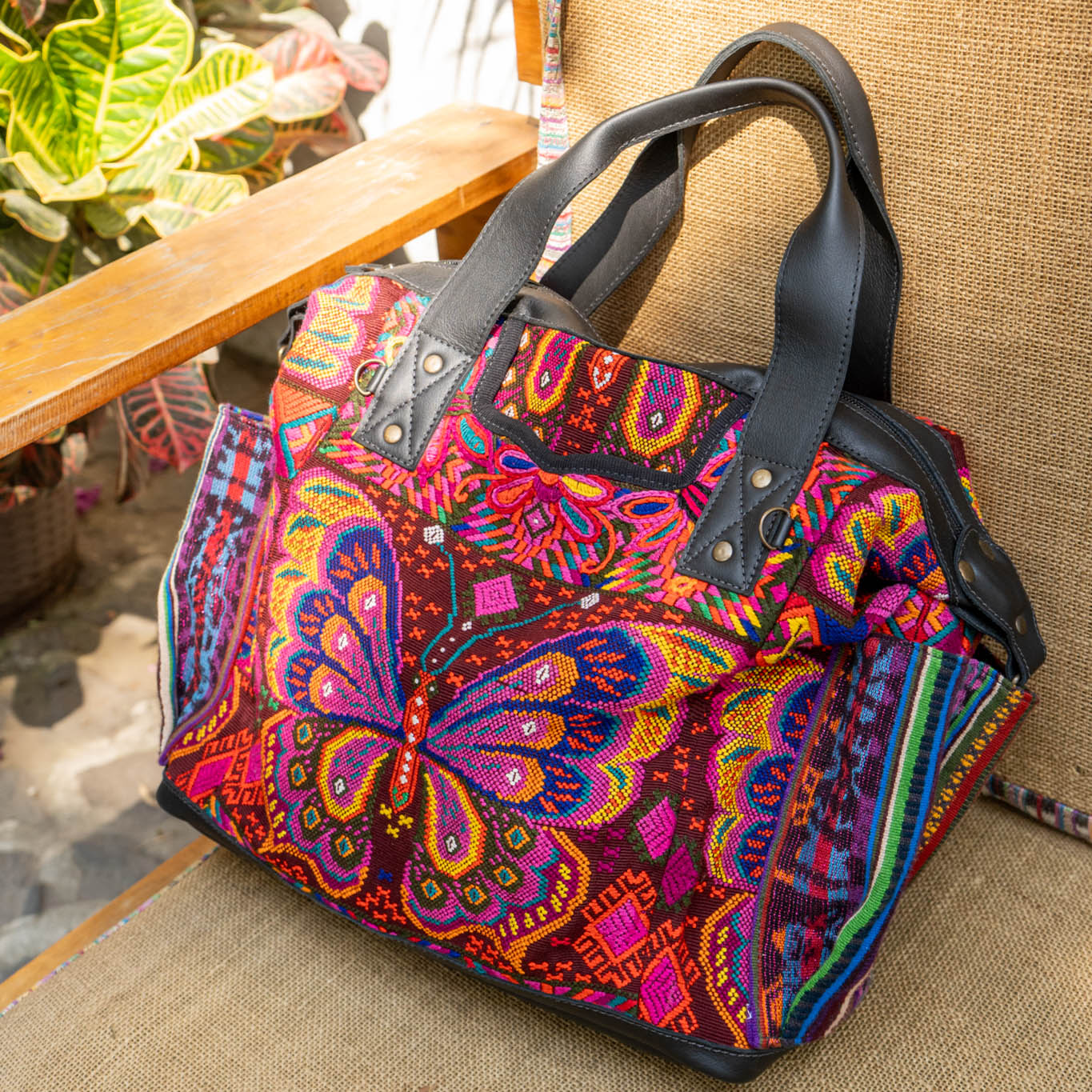 OG CDB - BUTTERFLY HUIPIL - BLACK - NO. 15952