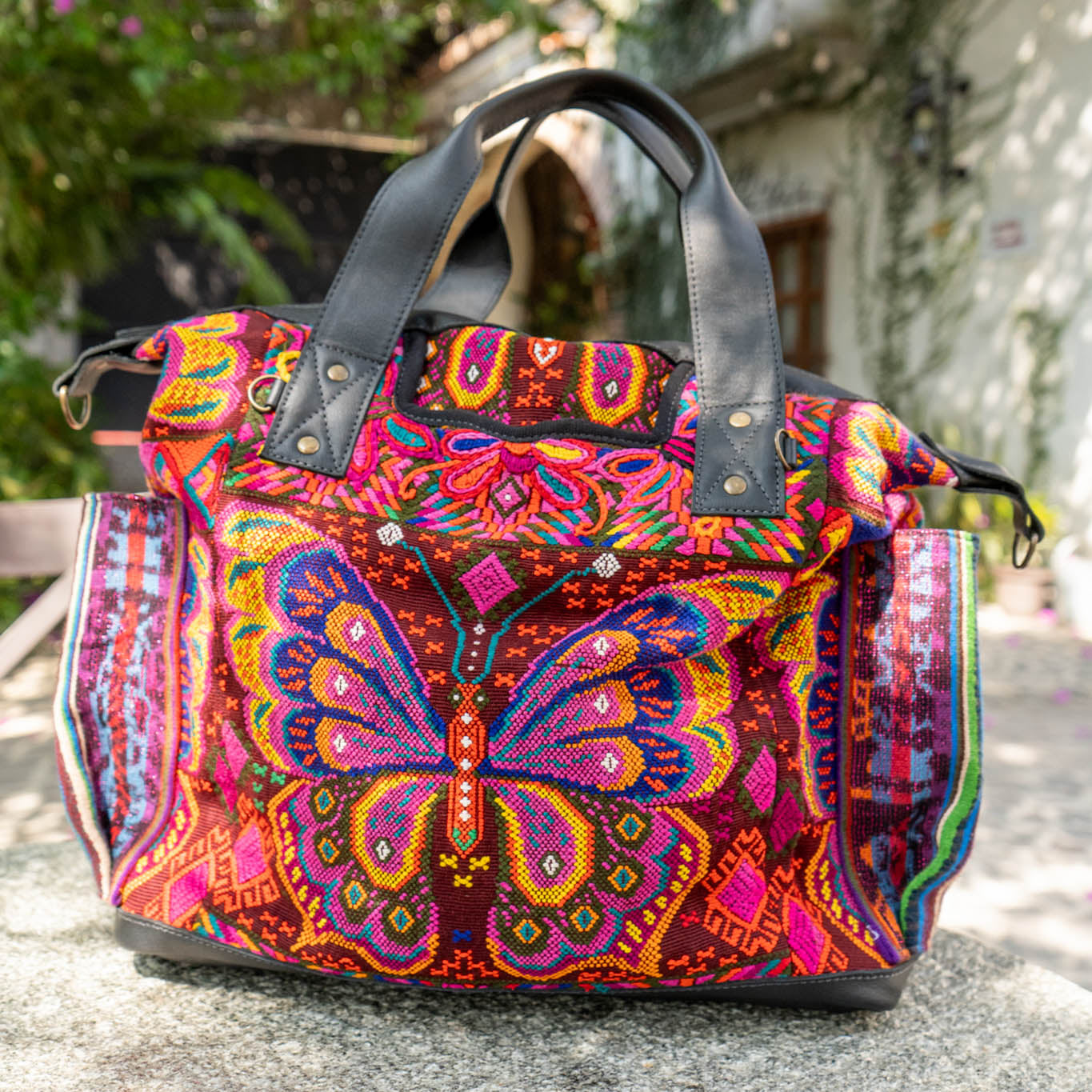 OG CDB - BUTTERFLY HUIPIL - BLACK - NO. 15952