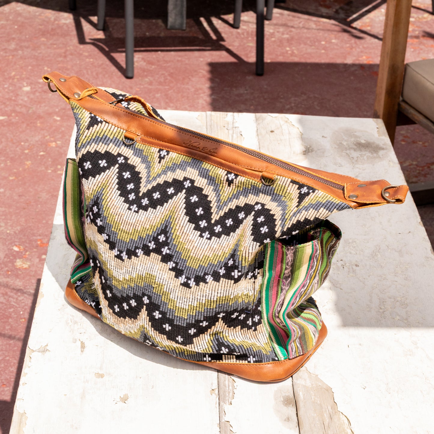 BEATRIZ CDB + DIAMANTE STRAP - H&S MOONS - CAFE - NO. 16611