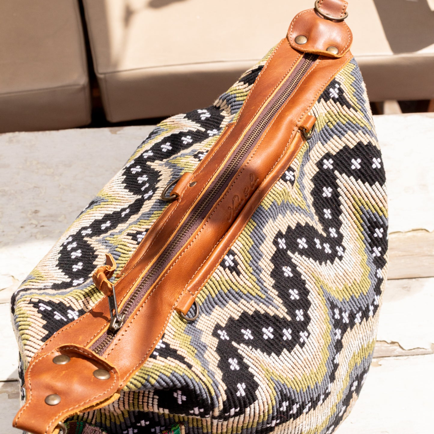 BEATRIZ CDB + DIAMANTE STRAP - H&S MOONS - CAFE - NO. 16611