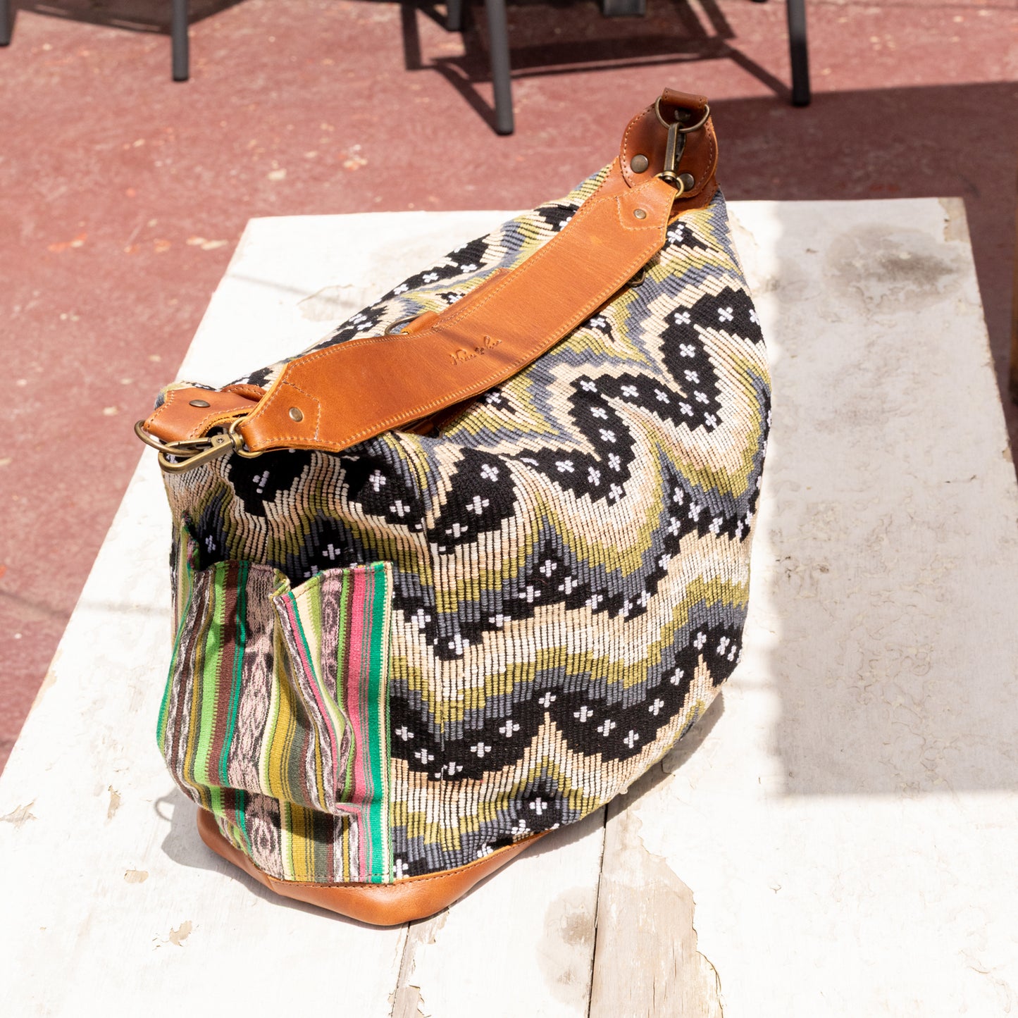 BEATRIZ CDB + DIAMANTE STRAP - H&S MOONS - CAFE - NO. 16611