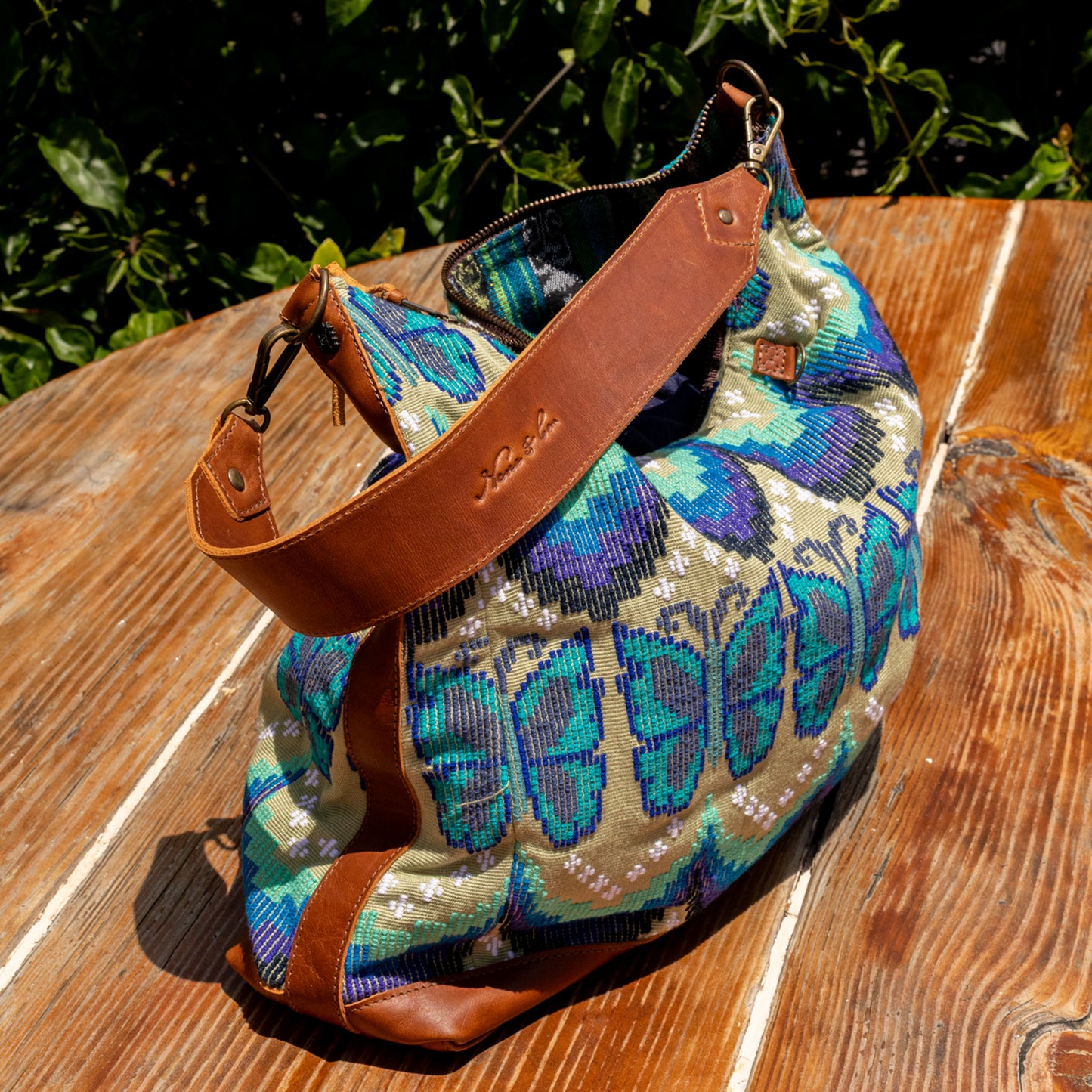 PENELOPE BAG - H&S BUTTERFLY - CAFE - NO. 16607