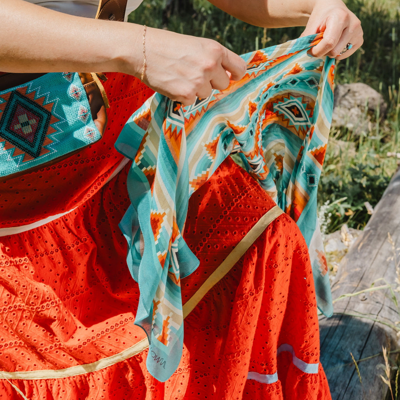 MODAL & CASHMERE SCARF - B.YELLOWTAIL X NENA COLLABORATION