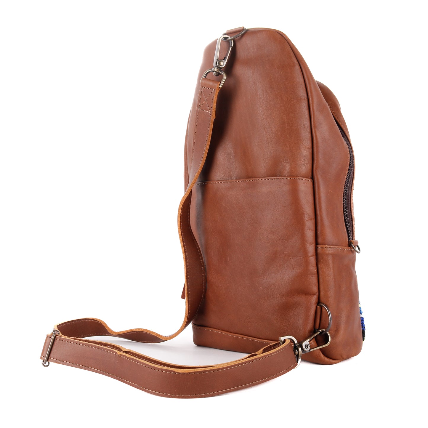 CROSSBODY SLING 2.0 - JADE - OOAK - CAFE - NO. 18006