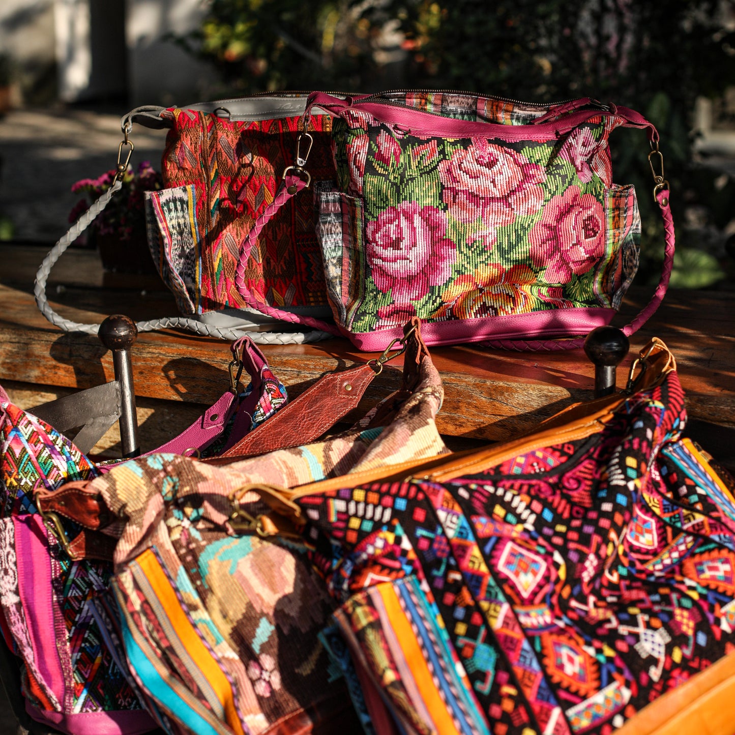 BEATRIZ MCDB + DIAMANTE STRAP - OOAK HUIPIL - BABY RHINO - 19287