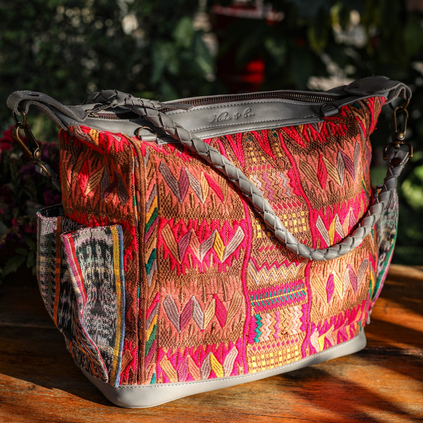 BEATRIZ MCDB + DIAMANTE STRAP - OOAK HUIPIL - PLATINUM - 19289