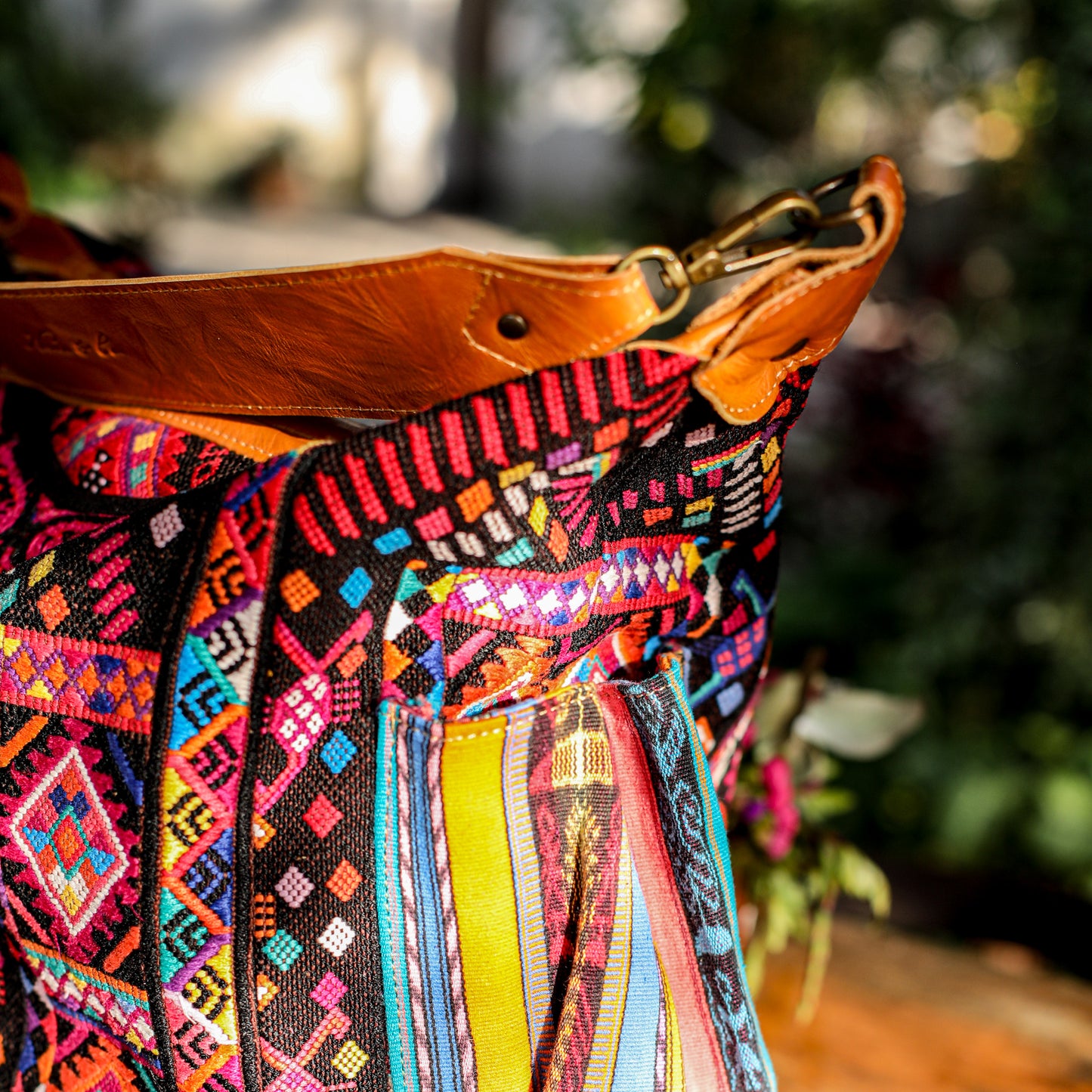 BEATRIZ CDB + DIAMANTE STRAP - OOAK HUIPIL - DUNA AMARILLA - NO. 19300