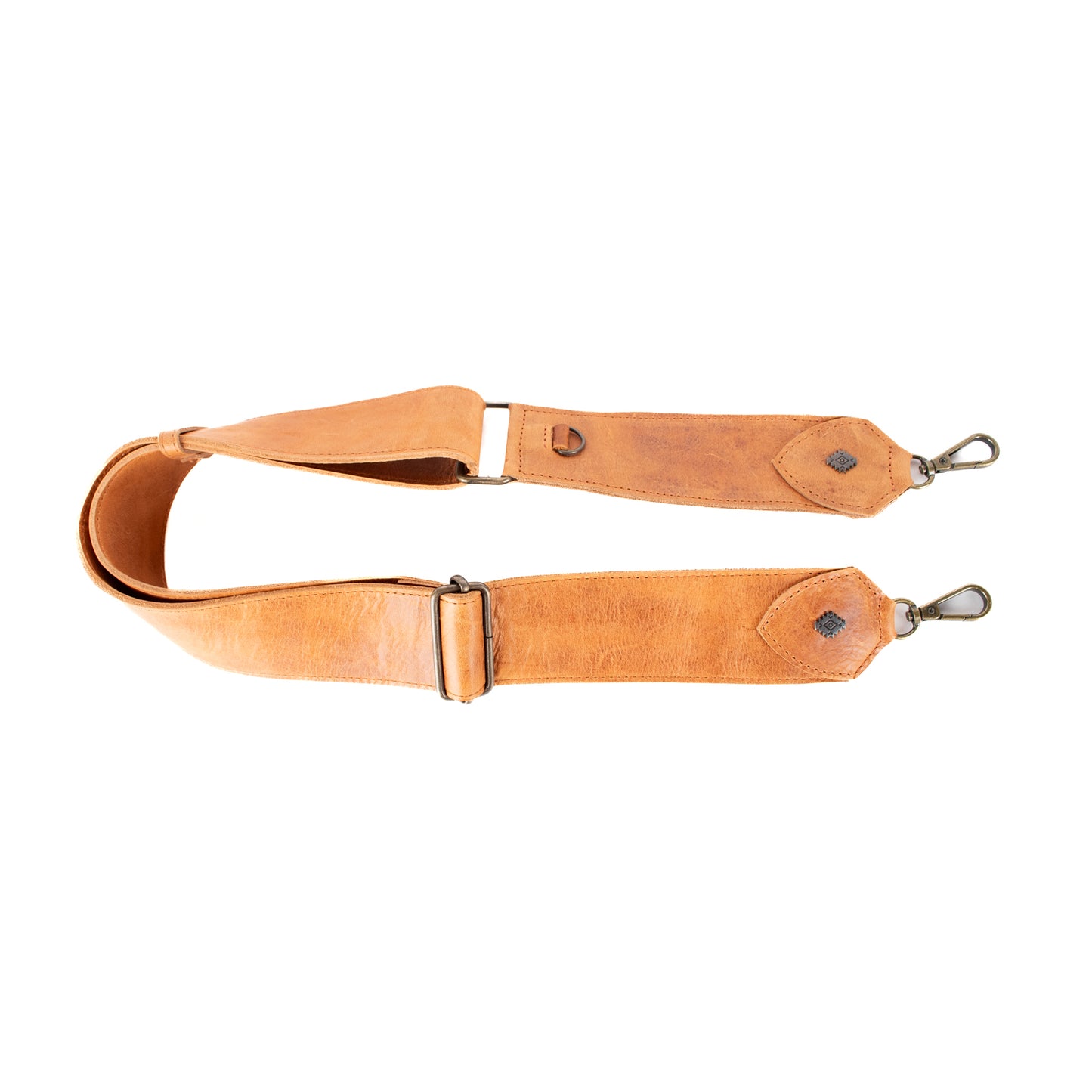 H&S WANDER CROSSBODY SET - OOAK BEADED PANEL - BOURBON - NO. 17105