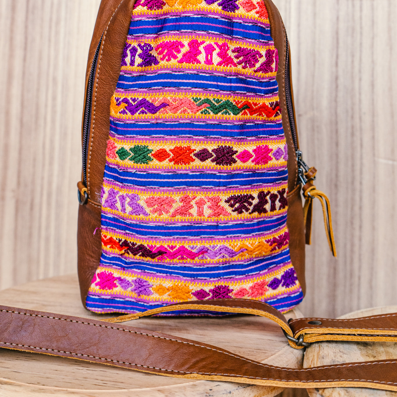 CROSSBODY SLING 2.0 - OOAK - CAFE - NO. 13026