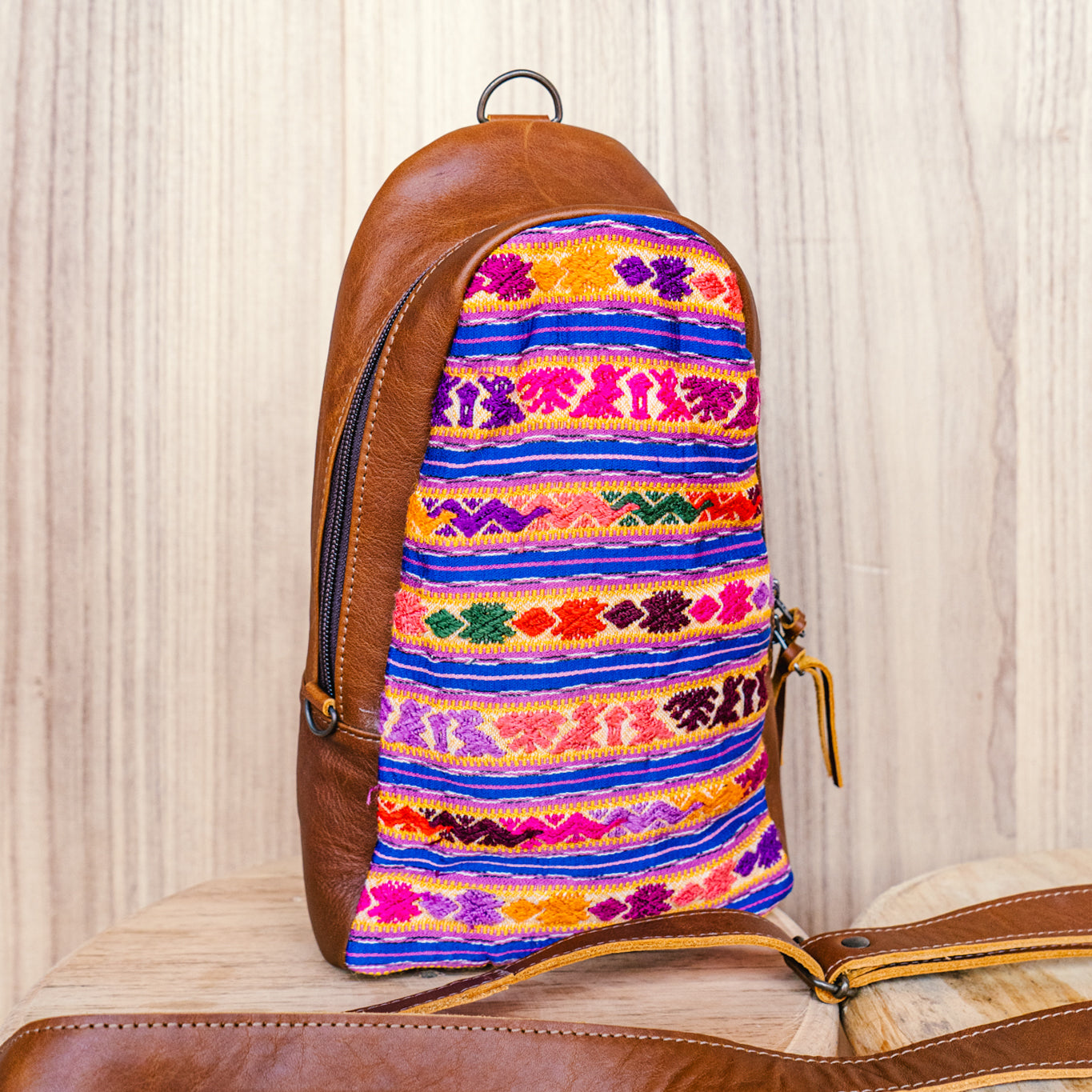 CROSSBODY SLING 2.0 - OOAK - CAFE - NO. 13026