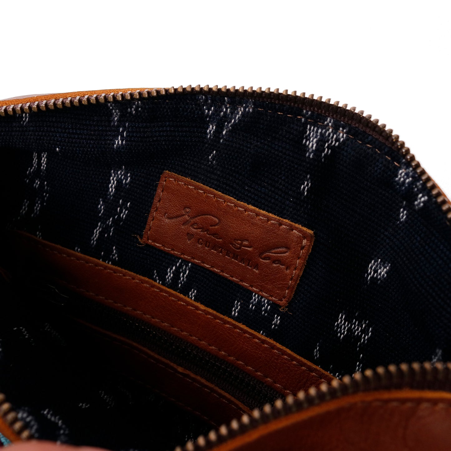 H&S BEATRIZ MINI CONVERTIBLE DAY BAG WITH FRINGE - OOAK PANEL - CAFE - NO. 12878