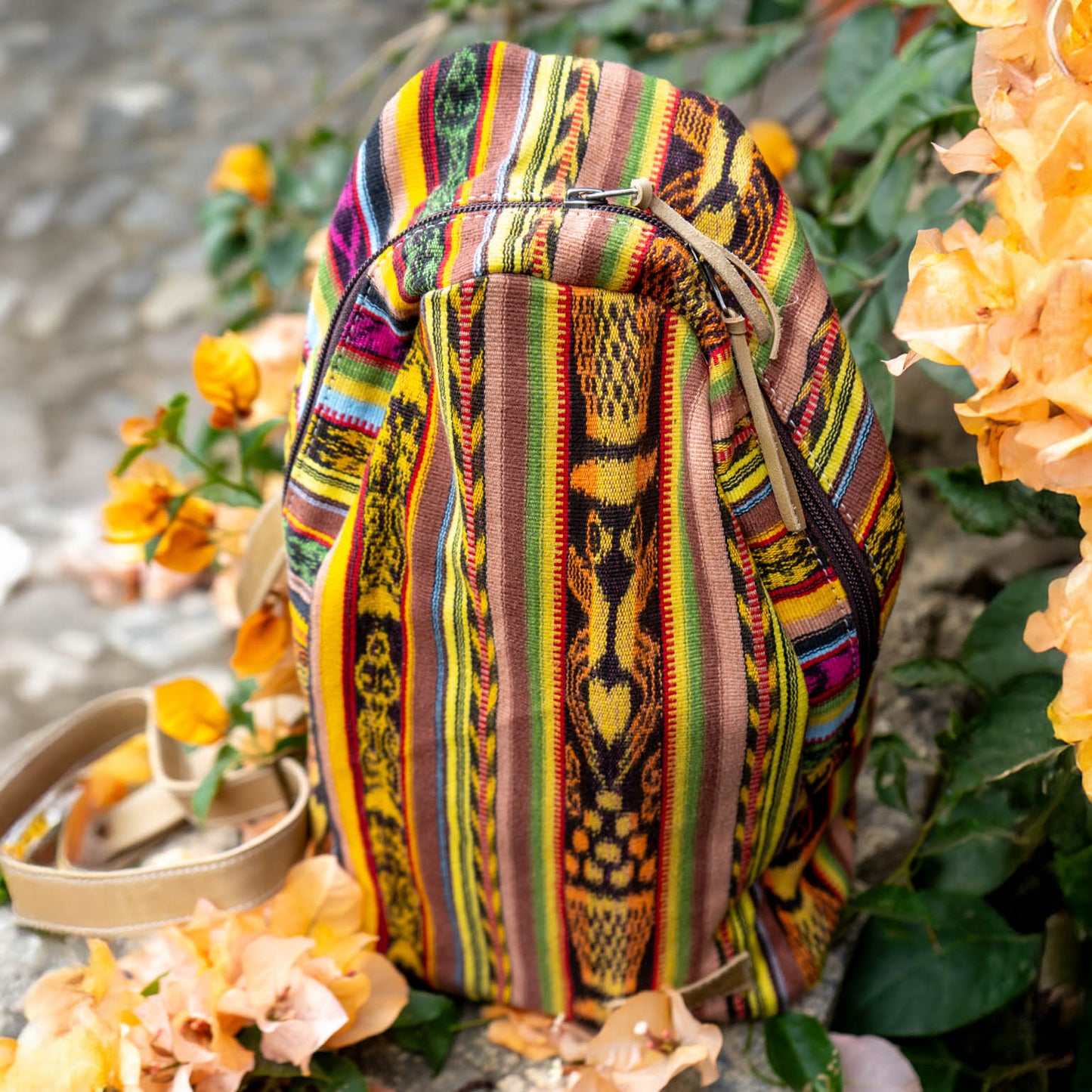 LARGE CROSSBODY SLING - CORTE - CAMEL - NO. 14870