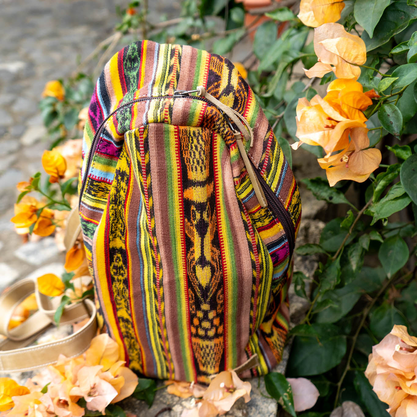 LARGE CROSSBODY SLING - CORTE - CAMEL - NO. 14870