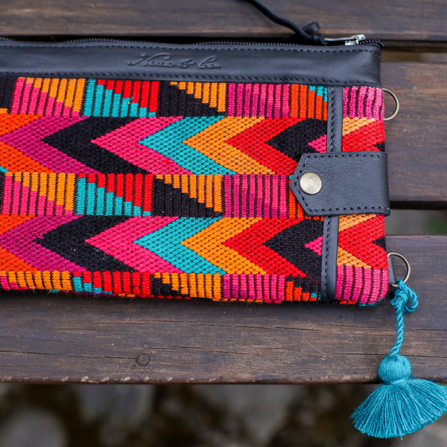 EVERYTHING CLUTCH - OOAK HUIPIL - BLACK - NO. 200451