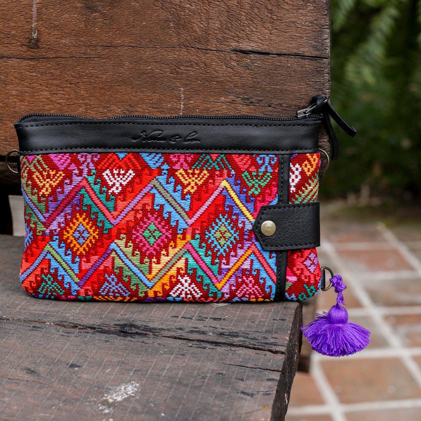 EVERYTHING CLUTCH - OOAK HUIPIL - BLACK - NO. 200438