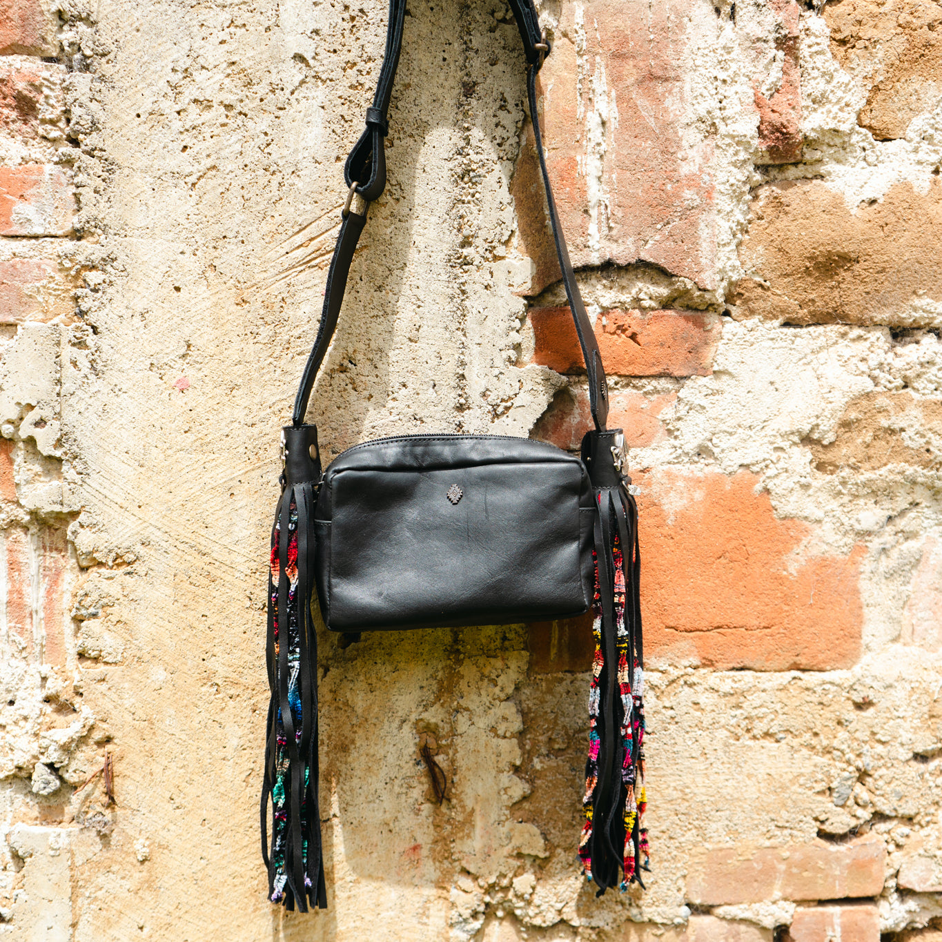 LAYERED TASSEL SET - EAGLE - BLACK