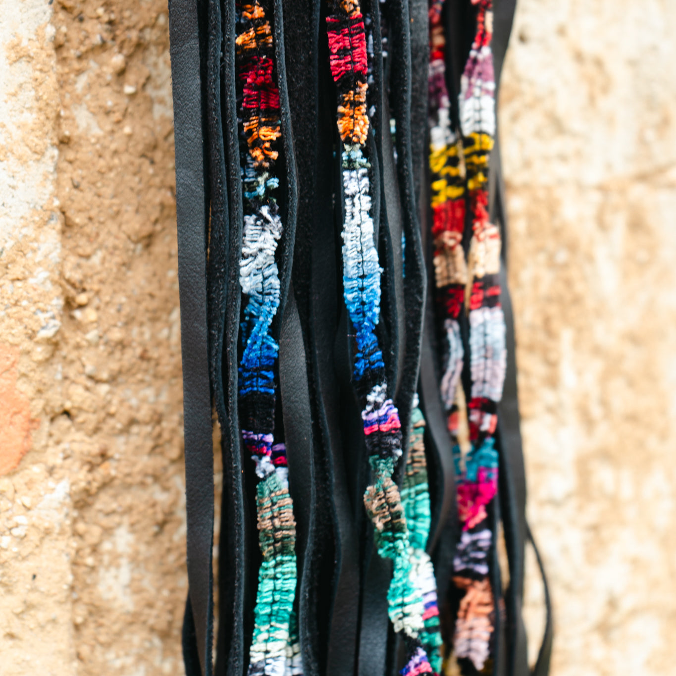 LAYERED TASSEL SET - EAGLE - BLACK