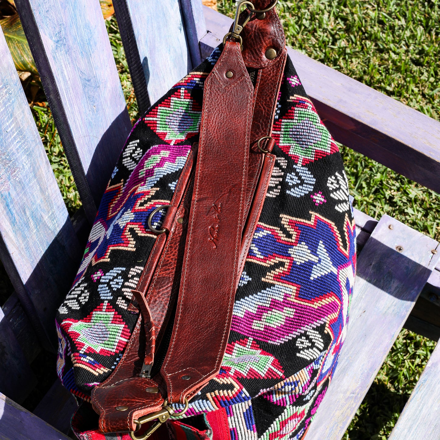 BEATRIZ CDB + DIAMANTE STRAP - OOAK HUIPIL - COPPER - NO. 19584