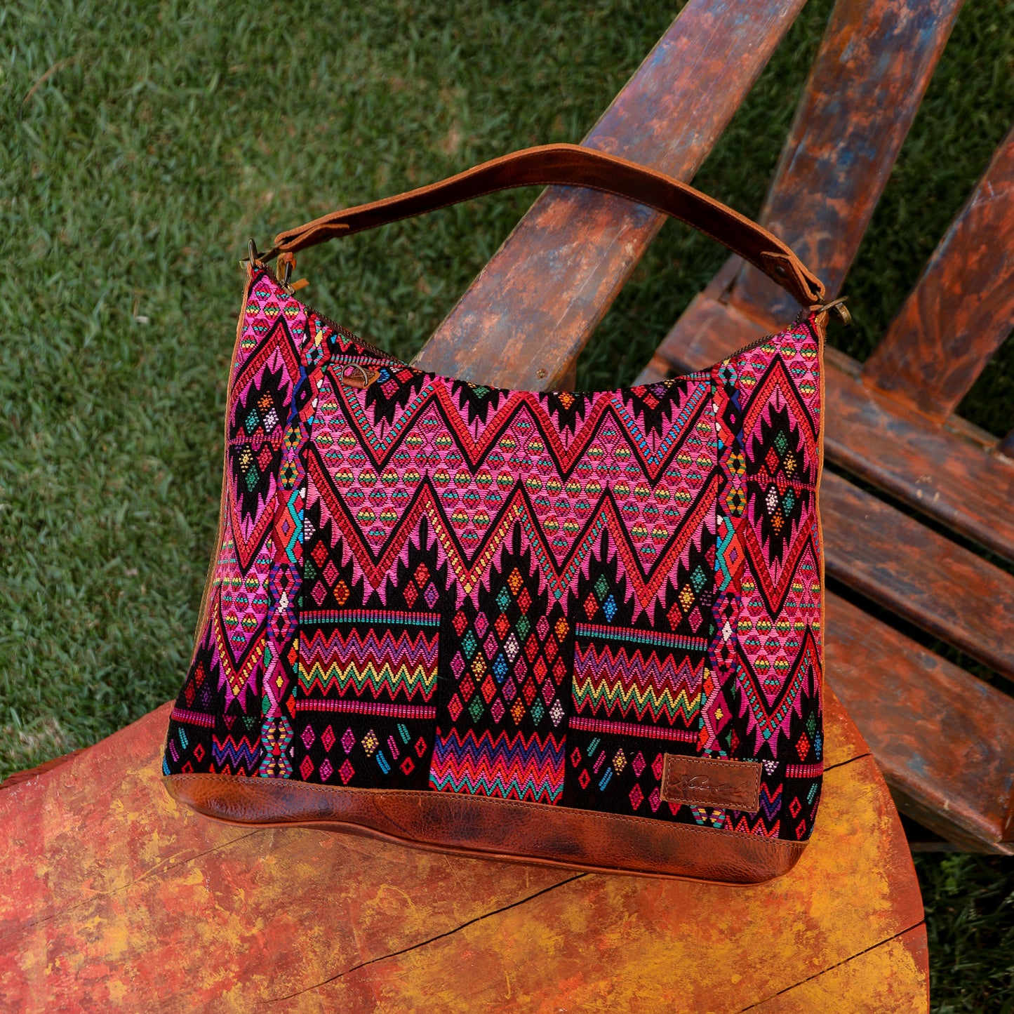 PENELOPE BAG - OOAK HUIPIL - HONEY - NO. 200716