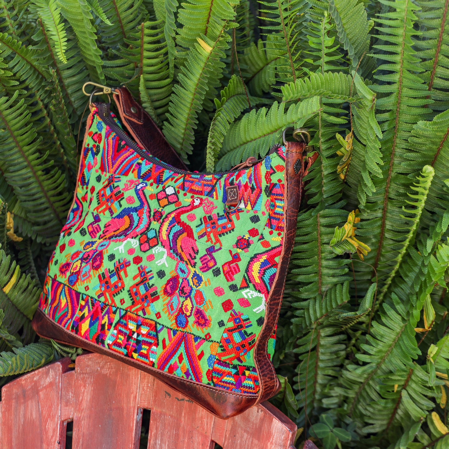 SMALL PENELOPE BAG - OOAK HUIPIL - COPPER - NO. 200753