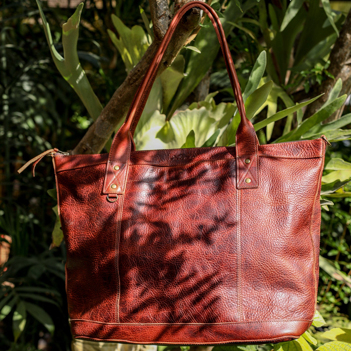 PERFECT OVERNIGHTER - FULL LEATHER - COPPER