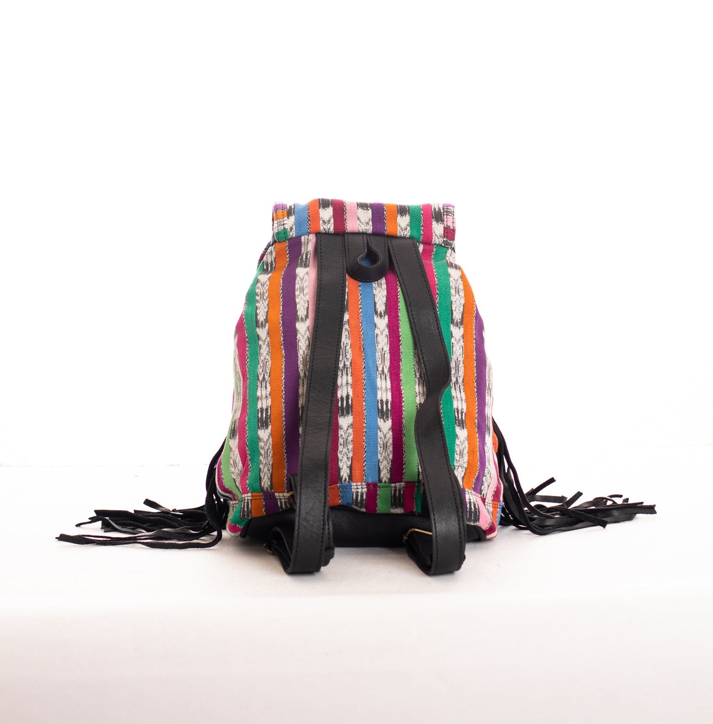 FRINGE BACKPACK - OOAK CORTE - BLACK - NO. 28126