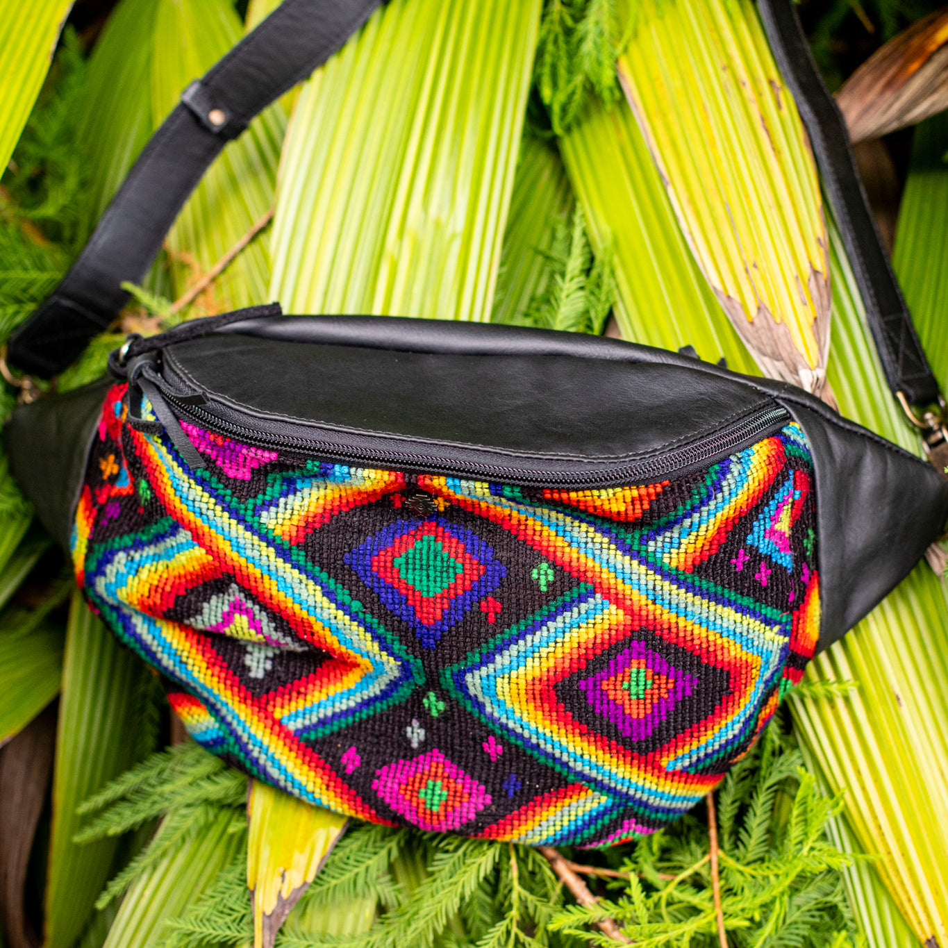 EL DON MANNY PACK - OOAK HUIPIL - BLACK - NO. 17028