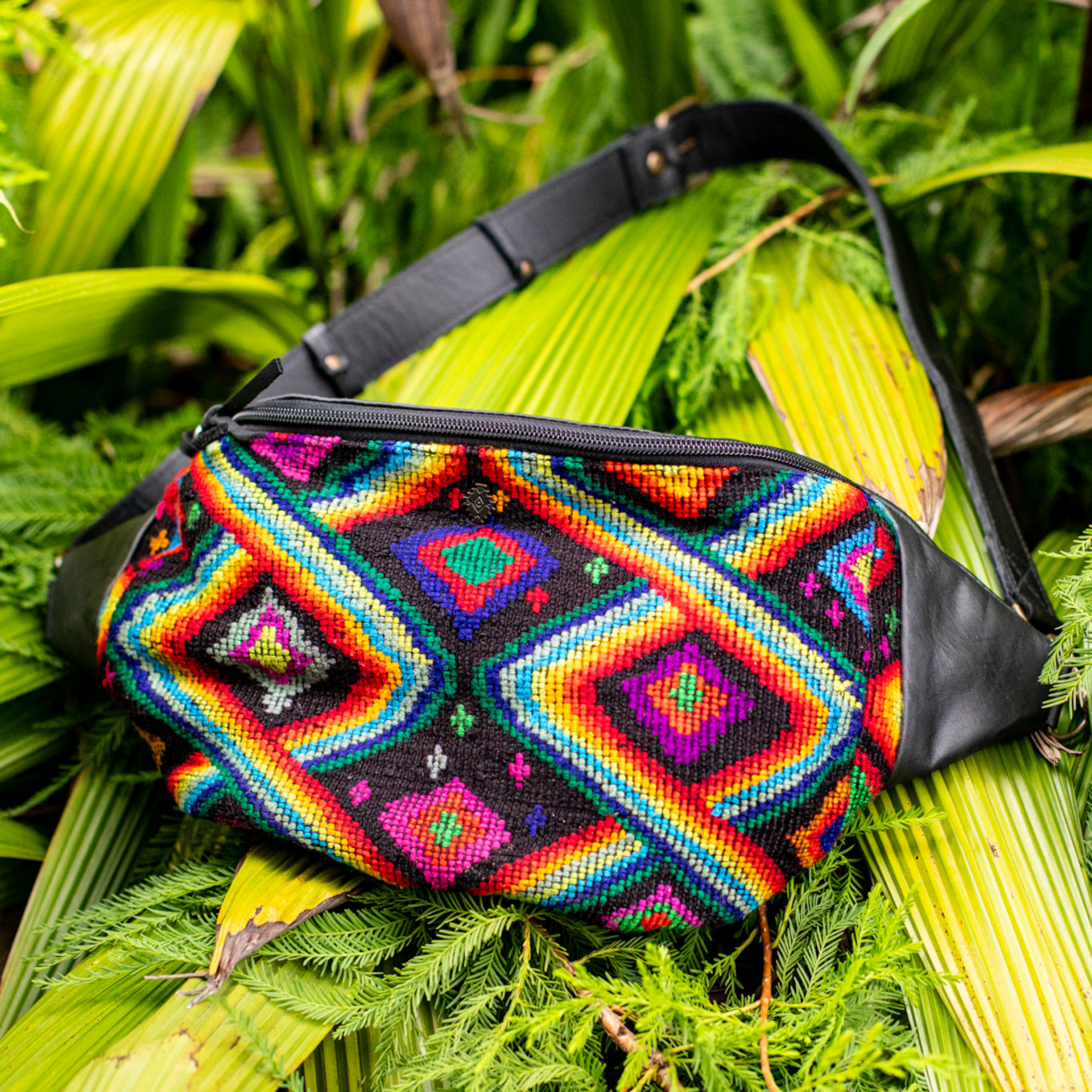 EL DON MANNY PACK - OOAK HUIPIL - BLACK - NO. 17028