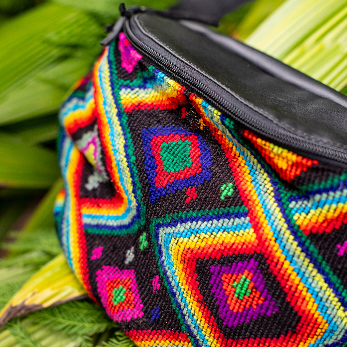 EL DON MANNY PACK - OOAK HUIPIL - BLACK - NO. 17028