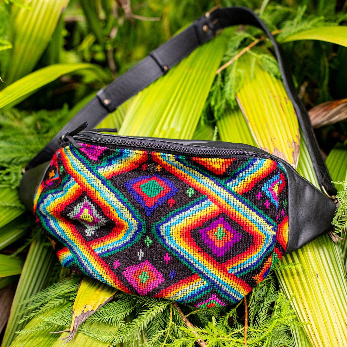 EL DON MANNY PACK - OOAK HUIPIL - BLACK - NO. 17028