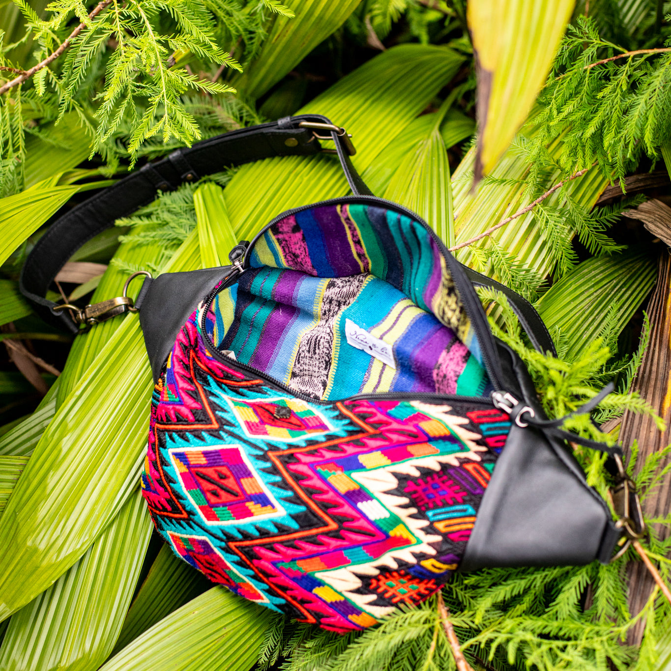 EL DON MANNY PACK - OOAK HUIPIL - BLACK - NO. 17026