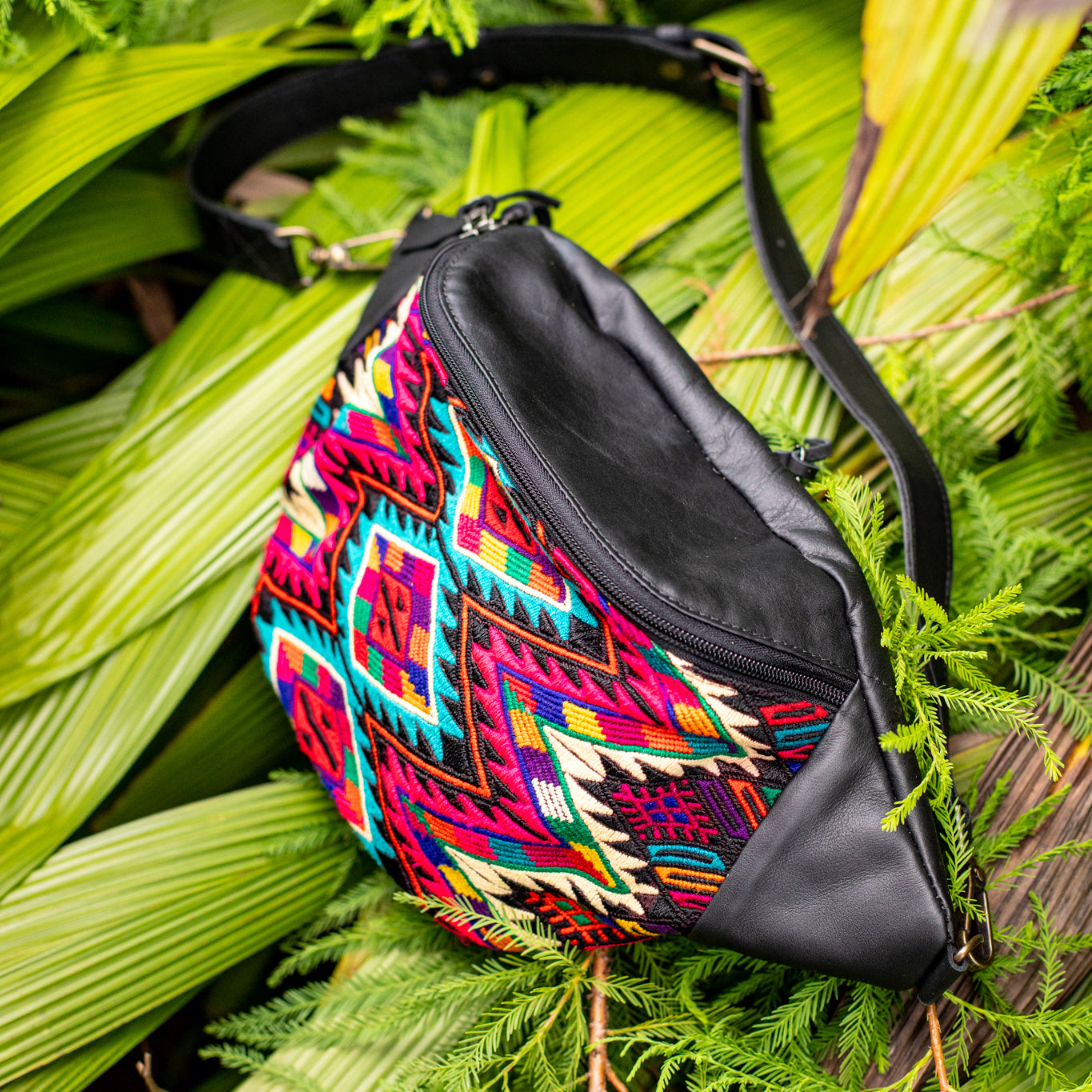 EL DON MANNY PACK - OOAK HUIPIL - BLACK - NO. 17026